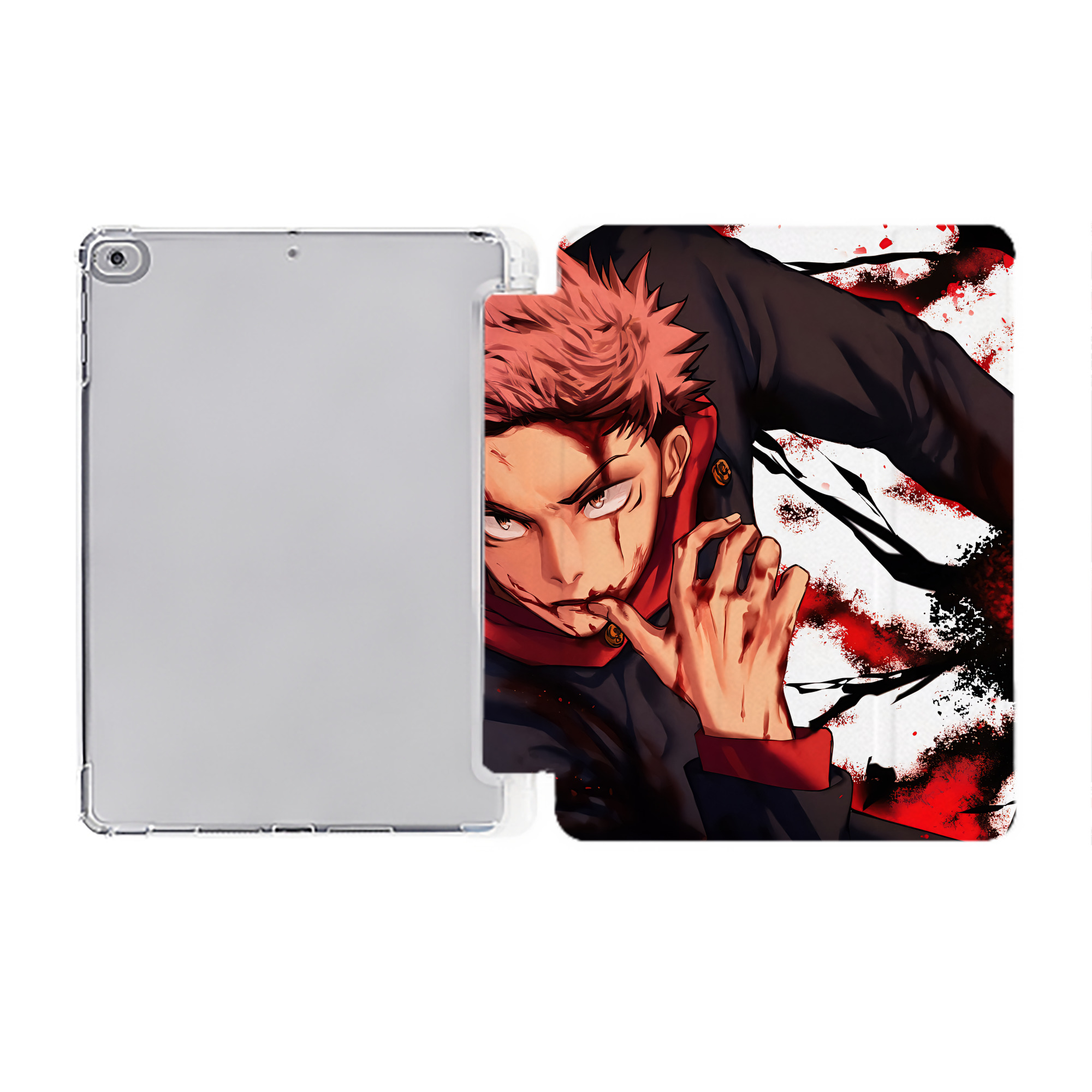 （画像用） SPY×FAMILY间谍家家酒 IPad ケース ペン収納付き 三つ折りスタンド PUレザー×シリコン 対応機種9.5/10.5/10.9インチ